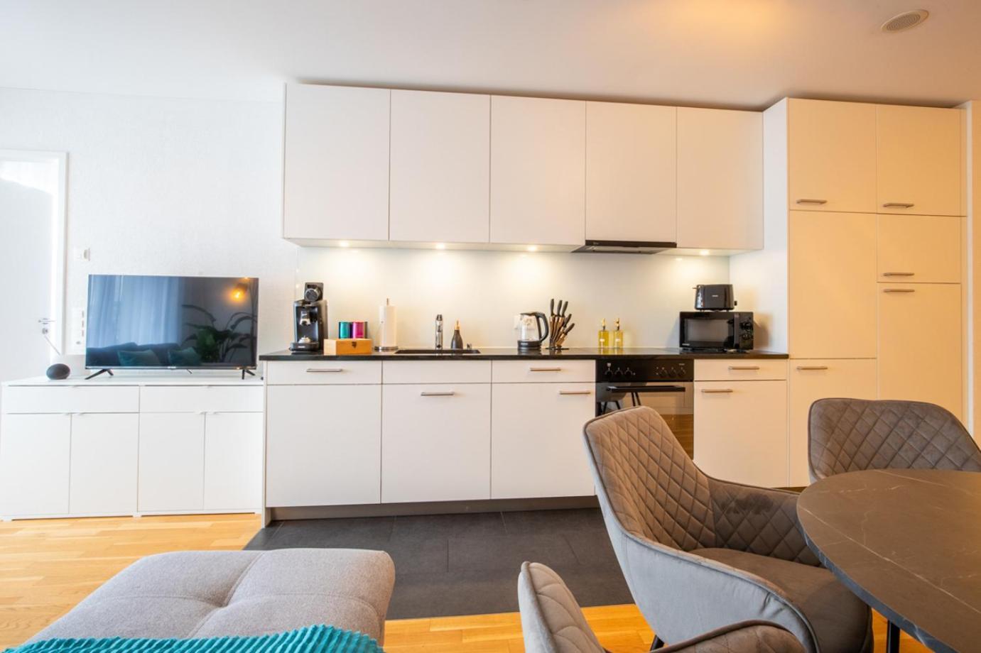 Special Einstein II Apartment Basel, Messe Kleinbasel 10-Star Exteriör bild