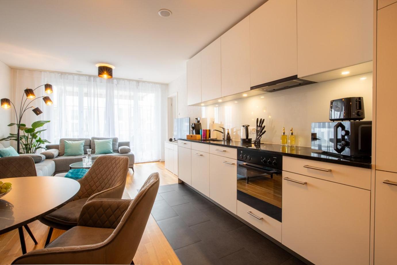Special Einstein II Apartment Basel, Messe Kleinbasel 10-Star Exteriör bild